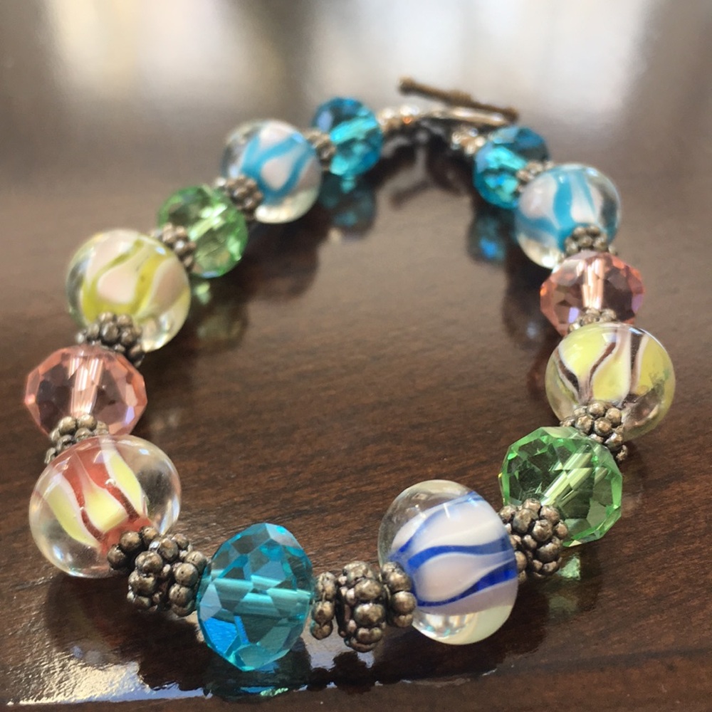 Glass Beaded Bracelet